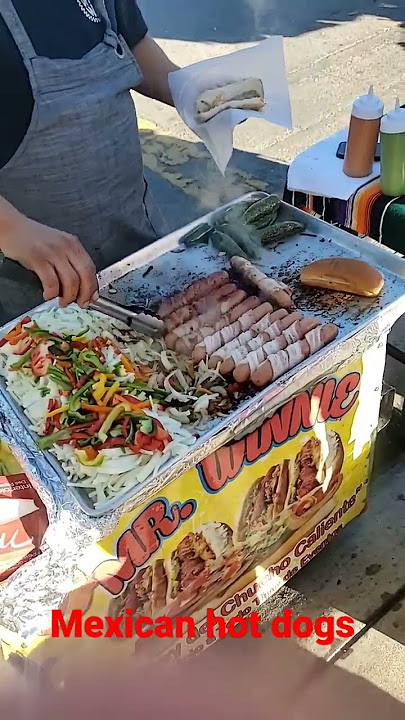 Mexican Bratwurst Dog with BBQ Tostones - YouTube