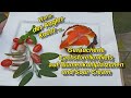#25 Geräucherte Lachsforellenfilets auf Blumenkohlplätzchen und Sour Cream