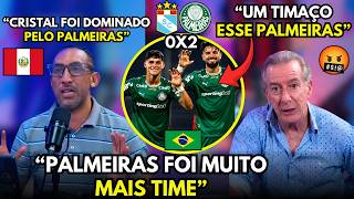 MIDIA PERUANA REVOLTADA COM SPORTING CRISTAL 0X2 PALMEIRAS NA LIBERTADORES