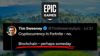 Fortnite Blockchain Epic Games CEO Tim Sweeney drops a BOMB!
