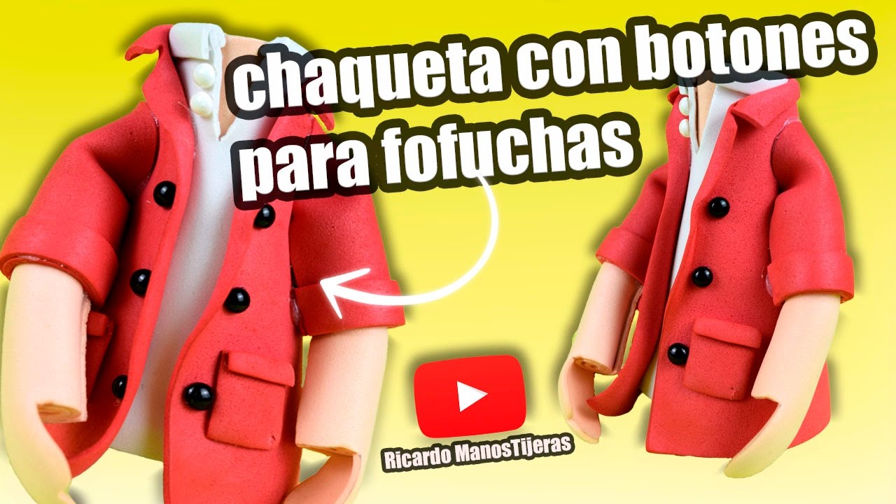 MANUALIDADES FOFUCHAS|CHAQUETA CON BOTONES