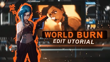 let the world burn trend tutorial on after effects