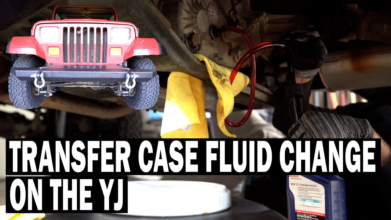 Wrangler Transfer Case Fluid Change on the YJ - YouTube