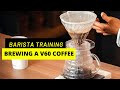 Hario v60 pour over coffee recipe /How to  make coffee using the hario v60 method (V60 brew guide)