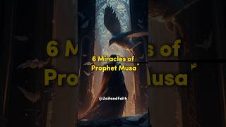 Six Miracles Of Prophet Musa ؑ #shorts #islam #youtubeshorts