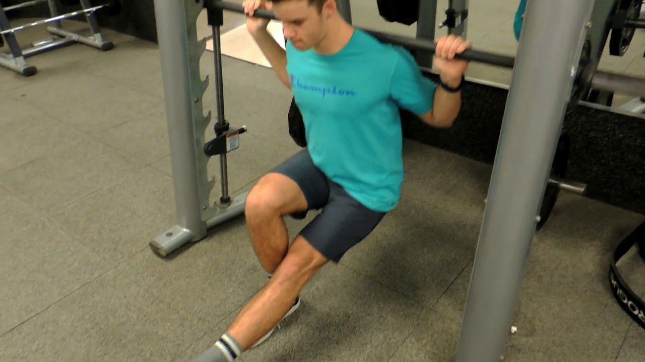Smith Machine Pistol Squat - YouTube