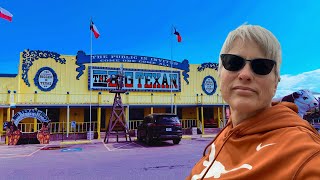 Route 66:  Everything's Bigger In Texas! The Big Texan ~ Amarillo Texas 2025