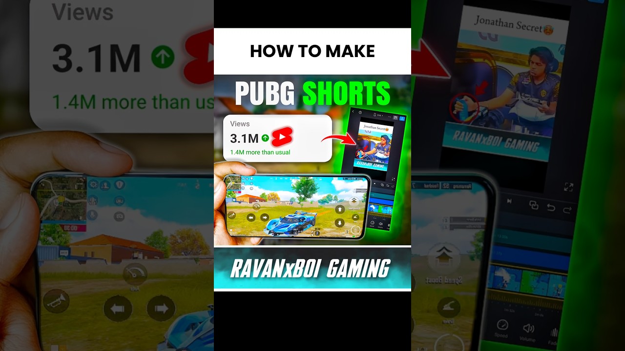 How To Edit Pubg Bgmi Short Video | 😍 100% Viral Trick | How To Edit Bgmi Short Video 