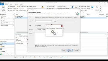 Exporting a DQF Project Package in Trados Studio