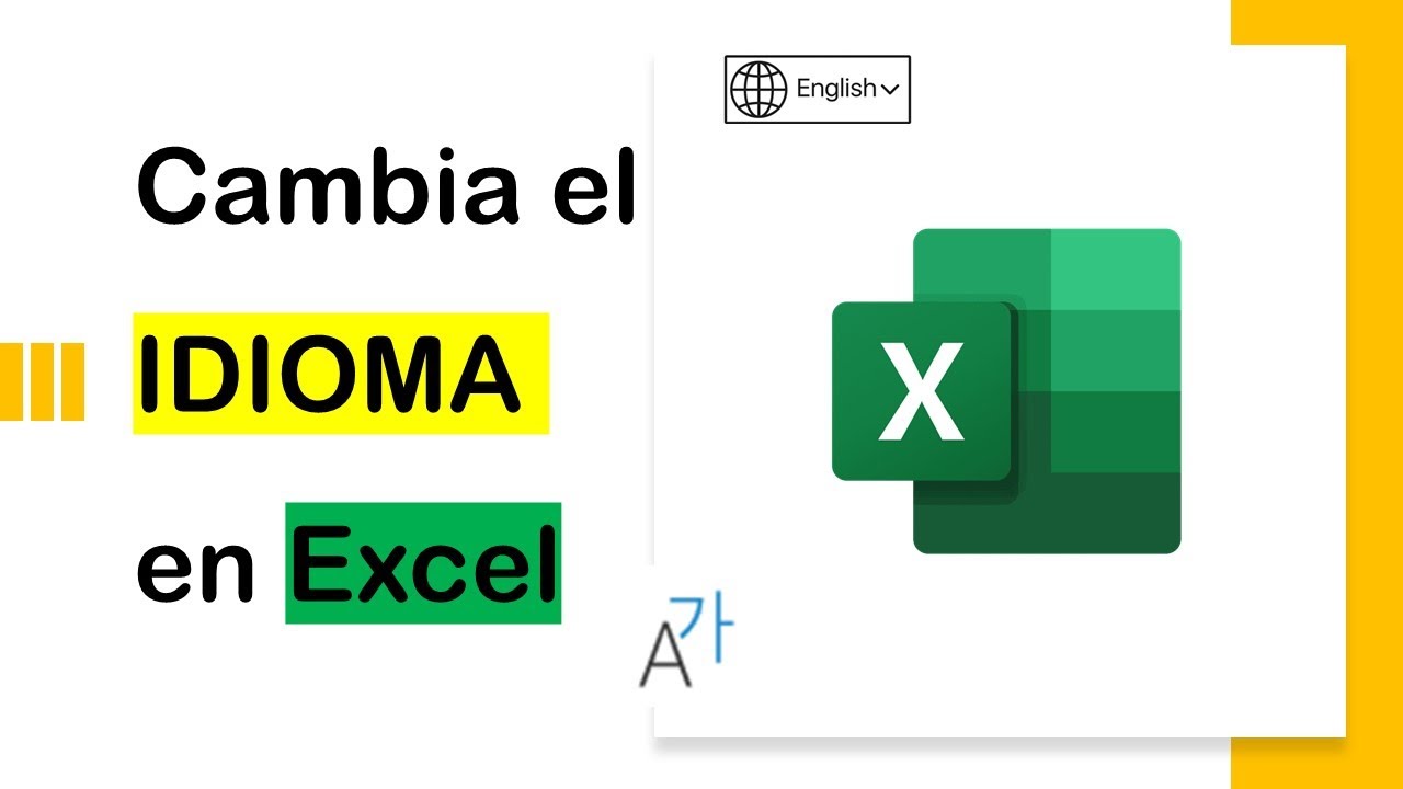CAMBIA el IDIOMA en EXCEL. Pasos para cambiar, instalar y establecer