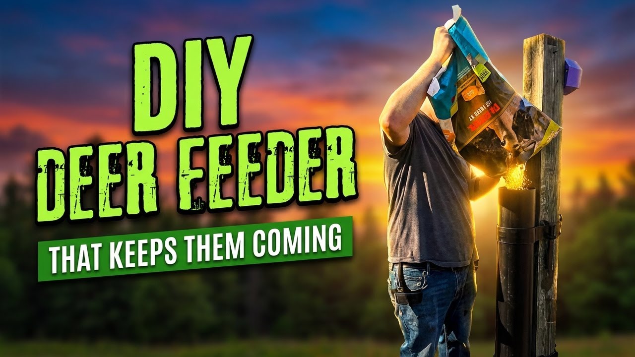 DIY Deer Feeder That Keeps Them Coming