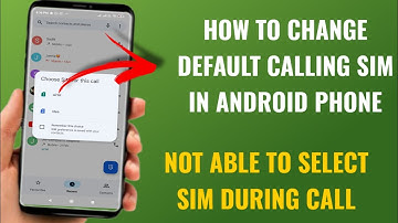 How To Change Default Calling Sim In Android Phone | Ft. Poco | English