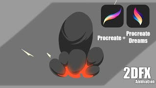 Procreate Dreams 2DFX Explosion for Unity 3D/Unreal