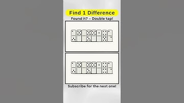 Only Sharp Eyes Can Spot the Difference in These Dominoes!