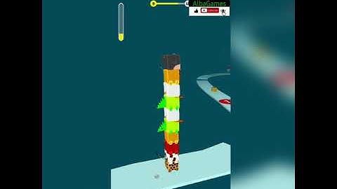 Animal Tower Run 🦝🦊🐺🐱 ( Android Gameplay Level Up All Level New Android Game ) #shorts game