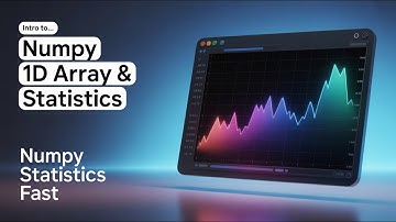 Master NumPy 1D Arrays & Statistics in Minutes | Fast & Easy Tutorial