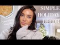 SIMPLE HOLIDAY DECOR + EVERYTHING WING DIP (CHEF STEPH)