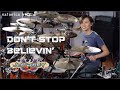 Journey - Don't Stop Believin' | Drum & Piano cover by Kalonica Nicx