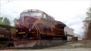 [HD] Chasing Pan Am POSE! With NS 8102 Pennsylvania Heritage Unit Leading! 4/14/13