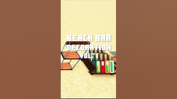 Beach Bar Decoration Volume 1 | Minecraft Decorations