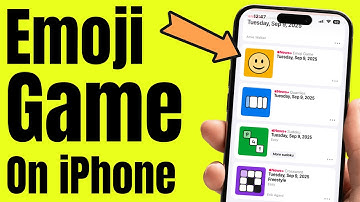 Where is New Emoji Game on iPhone in iOS 26