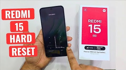 Redmi 15 5G Hard Reset | Factory Reset | Pattern Lock Remove