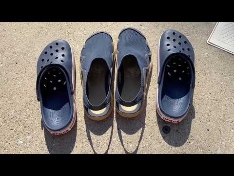 Crocs Review of the new Crocs versus the old traditional Crocs.  Which ones to buy?