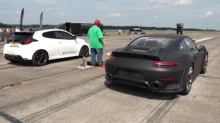 Porsche 991 GT2 RS vs 400HP Toyota Yaris GR TTE400