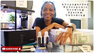 Ahopegarden Hydroponic Growing System Unboxing | 8 Pods w/ LED Lights (It's Nice...Grow Indoors)