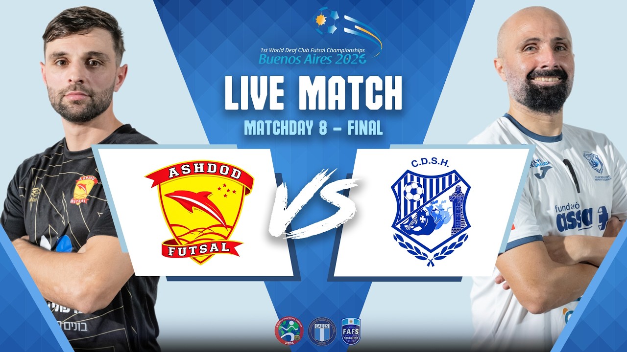 MATCHDAY 8 - FINAL | CDS DOLPHINS vs CDS HUELVA | MEN | DIFA World Club Deaf Futsal Championships