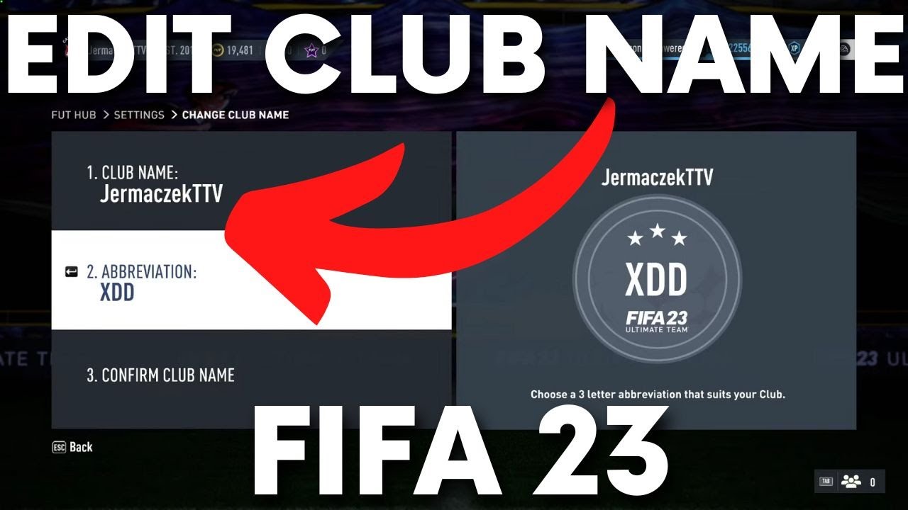 FIFA 23 guide: How to change your club name in Ultimate Team?