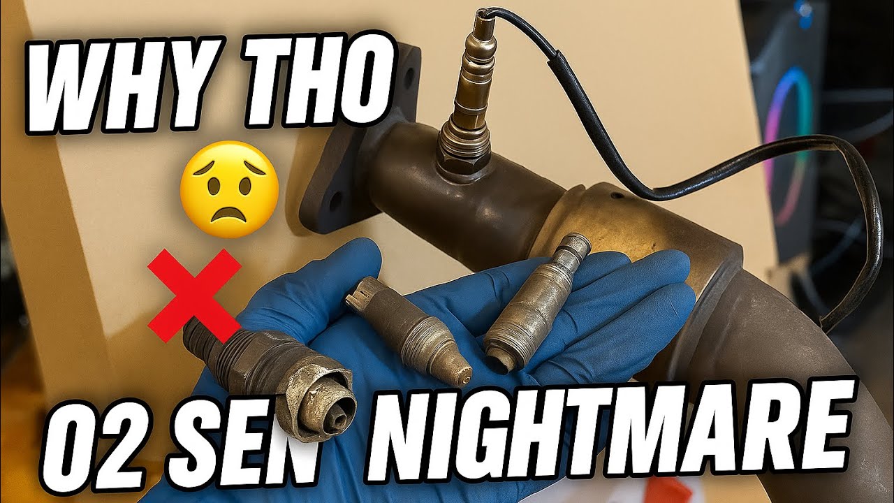 Broken O2 Sensor Fighting Rust & Broken Bolts – Camaro O2 Sensor DIY - YouTube