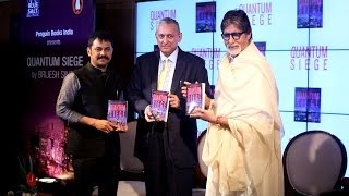 Amitabh bachchan launch quantum siege book. launches the book 'the
quantam siege' with mumbai pol...