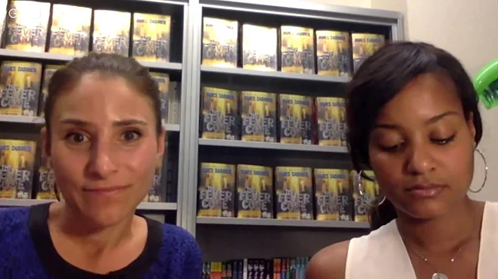 Author James Dashner and his Editor Krista Marino ...