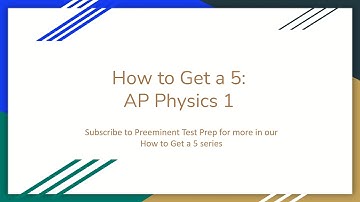 How To Get A 5 in AP Physics 1 in 5 Minutes!!!