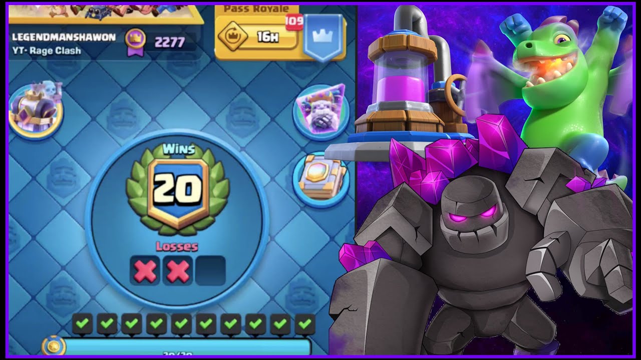 20 WINS with Golem Pump Deck.!