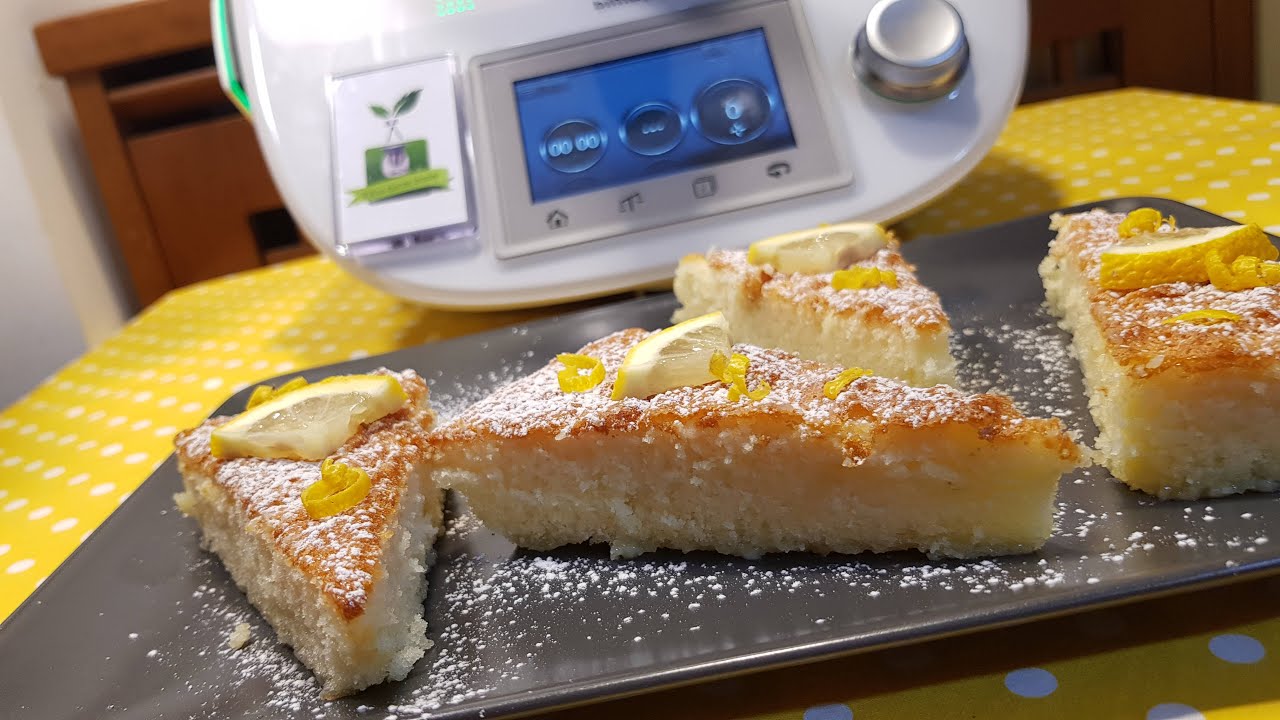 Torta cremosa al limone e cioccolato bianco per bimby TM7 TM6 TM5 TM31 TM21