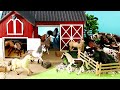 Farm Diorama and Country Animal Figurines - Let&#39;s Learn Farm Animal Names