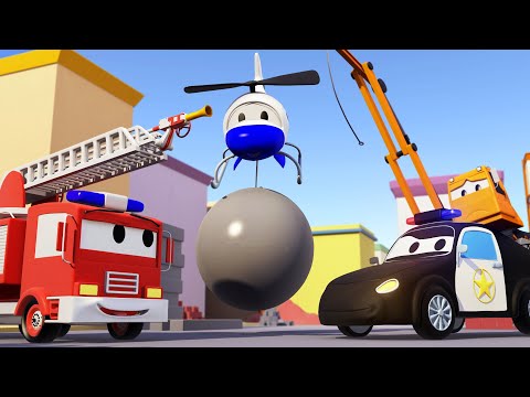 Исчезновение Крана - Авто Патруль В Автомобильный Город Детский Мультфильм