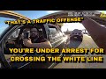 Rookie Cop Arrest Him For Crossing White Line Sgt Releases Him