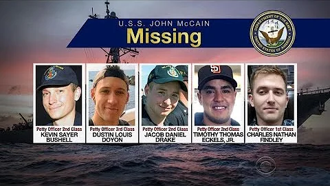 Navy releases names of sailors killed or missing in USS John S. McCain collision