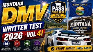 Montana Permit Practice Test 4 | 50 Questions to Pass DMV Permit Test 2026 #dmvpracticetest