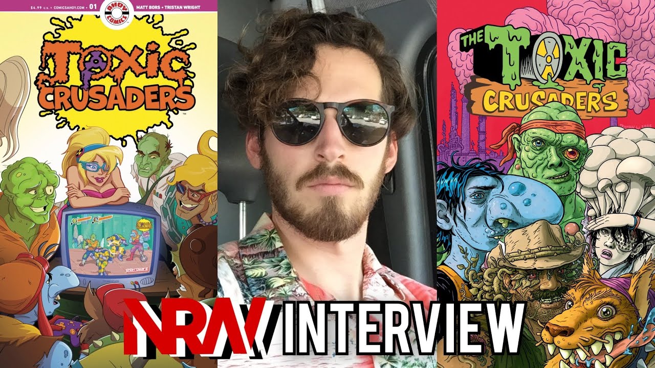 Художник TOXIC CRUSADERS Тристан Райт беседует с KUYA P для NRW! Интервью для NRW! Эй! Troma!