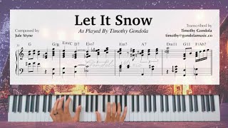 Let It Snow| Jazz Version By Timothy Gondola