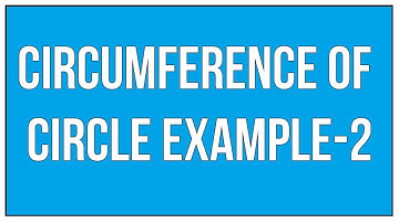Circumference Of Circle Example-2 / Maths Mensuration