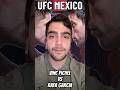 UFC Mexico - Rafa Garcia vs Vinc Pichel
