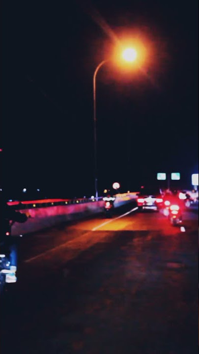 Video Jalan Malam Hari Mentahan Story WA 30 Detik