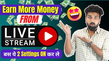 How to enable super chat and super stickers on youtube I How to earn more money on live stream