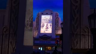 Warner Bros Cinema Spectacular #shorts Warner Bros Plaza tribute to the movies, Warner Bros World