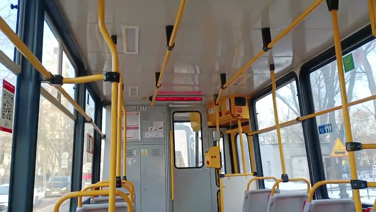 Przejazd 2016+2017 Konstal 105N-2k. Linia 7.